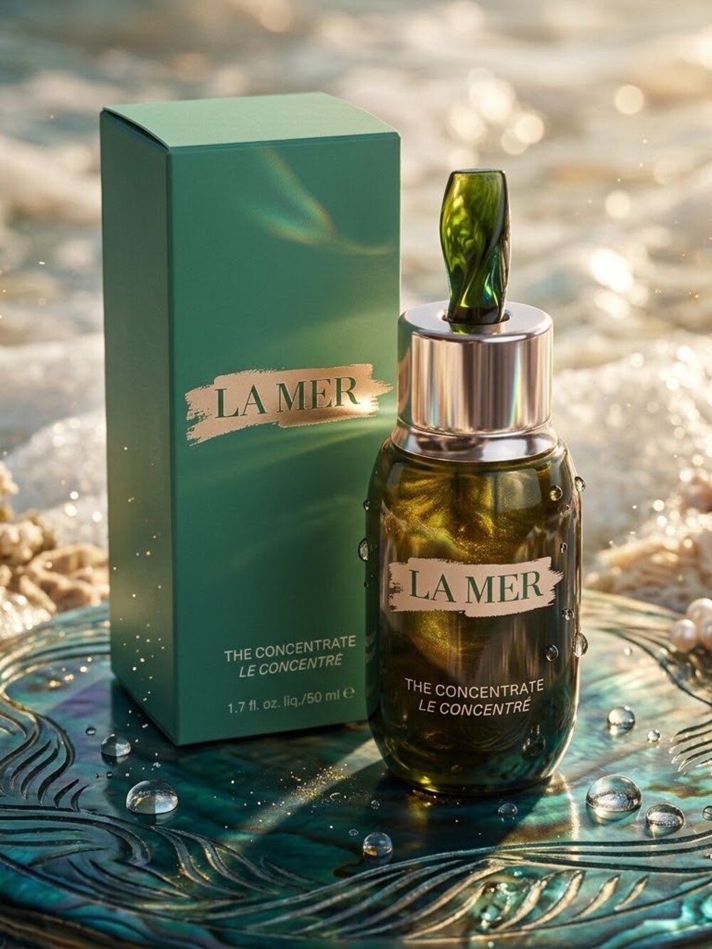 La Mer The Concentrate 1.7 oz / 50ml New in Box Luxury Skincare